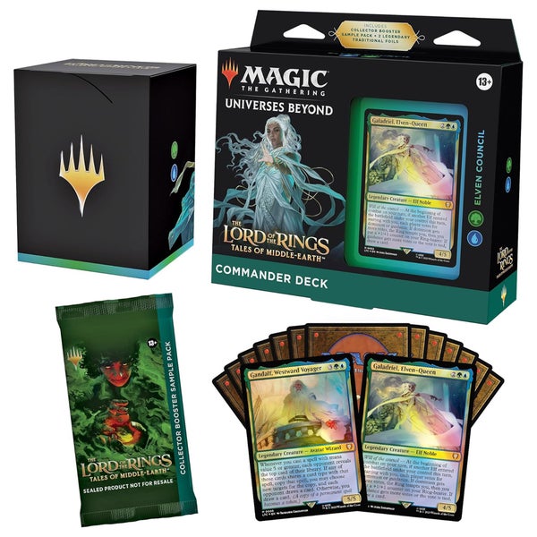 Magic: The Gathering The Lord of the Rings Commander Deck Bundle – Elven Council