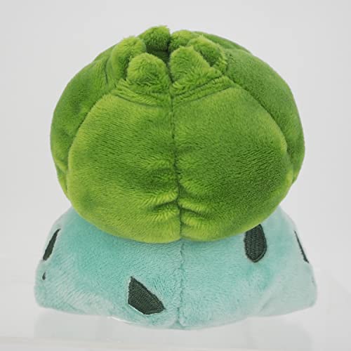 Sanei Pokemon All Star Series PP17 Bulbasaur Stuffed Plush, 4",Green, Blue