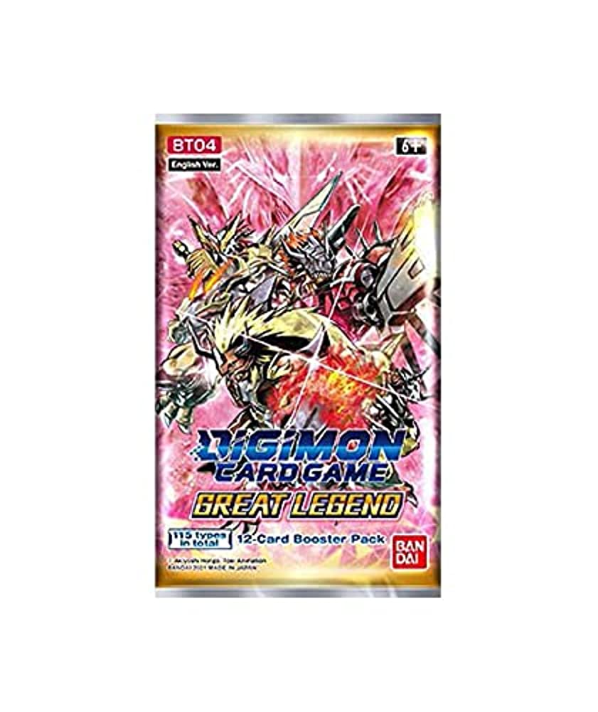 Digimon TCG: Booster Pack - BT04 Great Legend Collectors Emporium NY Digimon TCG: Booster Pack - BT04 Great Legend Collectors Emporium NY