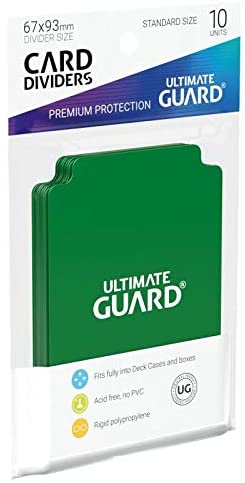 Ultimate Guard Card Dividers - Black (10 Dividers)