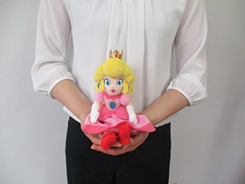Sanei Super Mario All Star Collection - AC05 - 10" Princess Peach Small Plush,Pink