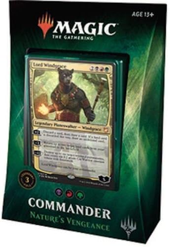 Magic the Gathering 2018 MTG Commander Deck: Nature's Vengeance Deck (100 Cards)