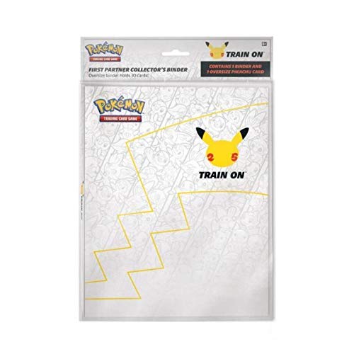 Pokemon 25th Anniversary First Partner Collector's Binder for Jumbo Cards + Pikachu Jumbo