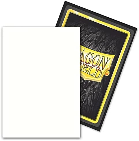Dragon Shield 60ct Japanese Mini Card Sleeves Display Case (10 Packs) - Matte Dual Snow White