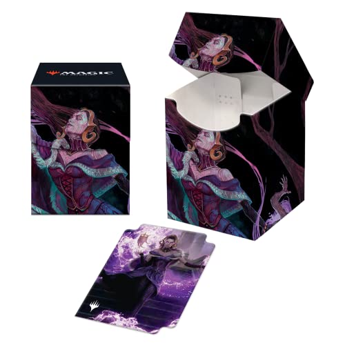 Ultra PRO - Magic: The Gathering Double Masters 100+ Card Deck Box Liliana, The Last Hope - Protect and Store your Collectible Gaming Cards, Trading Cards or Sports Cards in A Self Locking Deck Box