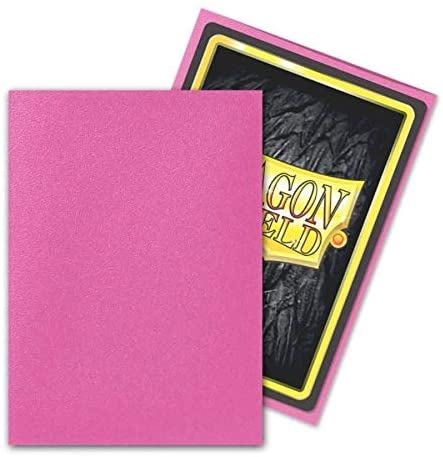 Dragon Shield 60ct Japanese Mini Card Sleeves Display Case (10 Packs) - Matte Pink Diamond