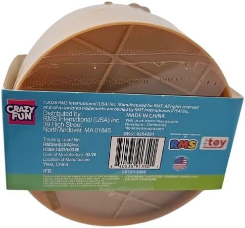 Crazy Fun Mystery Dumpling Squishy Toy 5 inch Diameter (Green Holographic Mystery)