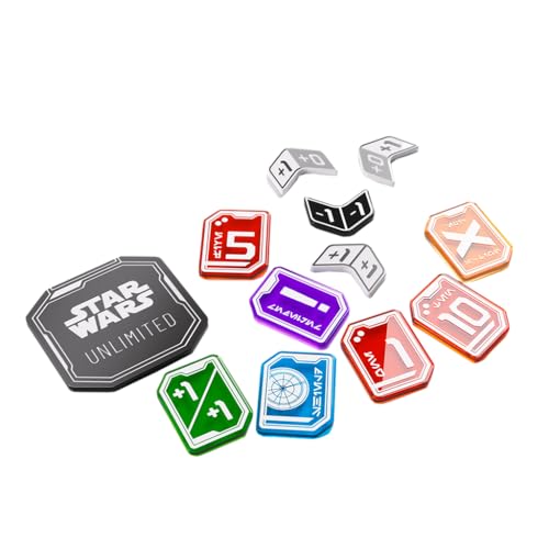 Star Wars Unlimited Premium Tokens - Enhance Your Gaming Experience! Officially Licensed Set of 55 Acrylic Tokens Designed for The Star Wars Unlimited TCG, Made by Gamegenic
…