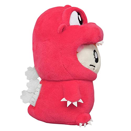 Sanei Boeki Godjham-kun Plush Toy, Red (S) Height 5.3 inches (13.5 cm)