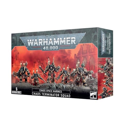 Games Workshop - Warhammer 40K - Chaos Space Marines - Chaos Terminator Squad