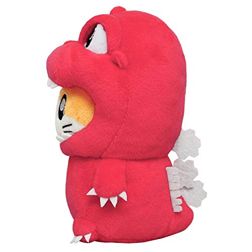 Sanei Boeki Godjham-kun Plush Toy, Red (S) Height 5.3 inches (13.5 cm)