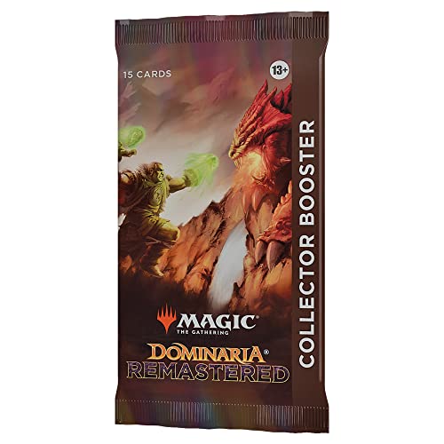 Magic: The Gathering Dominaria Remastered Collector Booster Pack | 15 Magic Cards