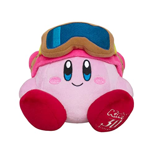 Sanei Boeki Kirby 30th Plush Toy, Peach Ball! Height 5.3 inches (13.5 cm)