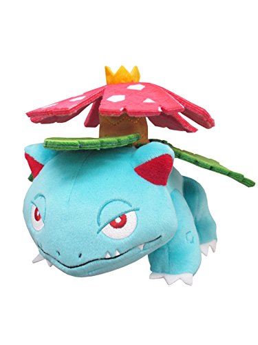 Sanei PP94 Pokemon All Star Collection Venusaur Plush, 4"