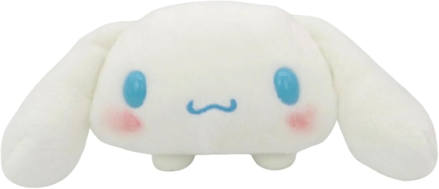 Sanrio Fluffy Cinnamoroll, Yes Type Plush Toy, H 4.1 x W 5.5 x D 5.9 inches (10.5 x 14 x 15 cm)