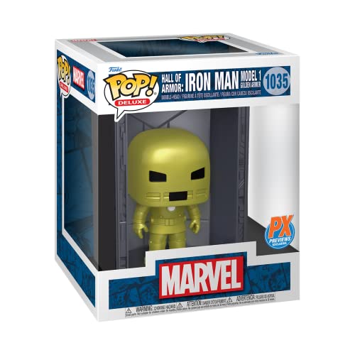 Pop! Marvel: Iron Man Hall of Armor Model 1 Deluxe Vinyl Figure