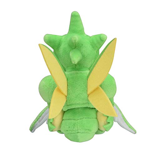 Pokemon Center: Sitting Cuties: Scyther Plush # 123 - Generation 1 - 6 In