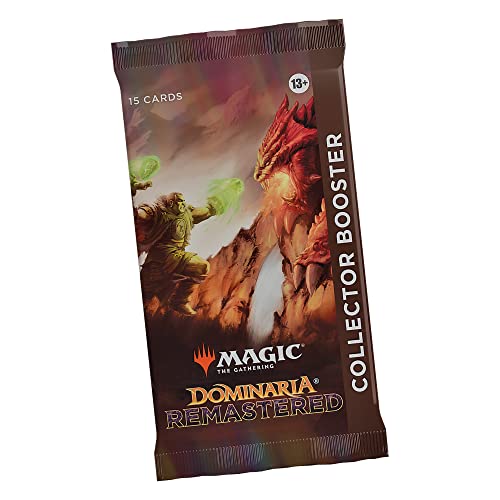 Magic: The Gathering Dominaria Remastered Collector Booster Pack | 15 Magic Cards