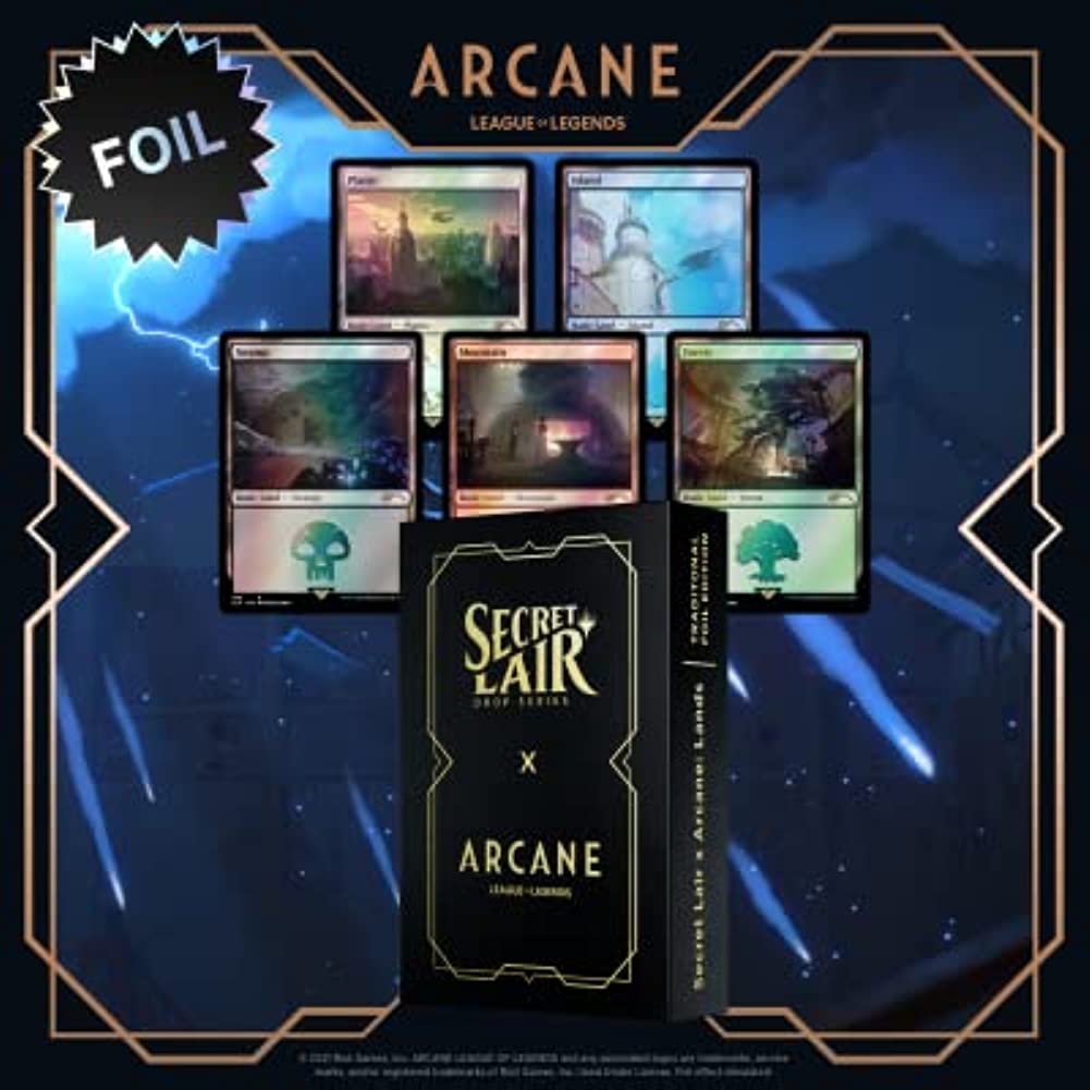 Magic: The Gathering Secret Lair: x Arcane Lands (Foil