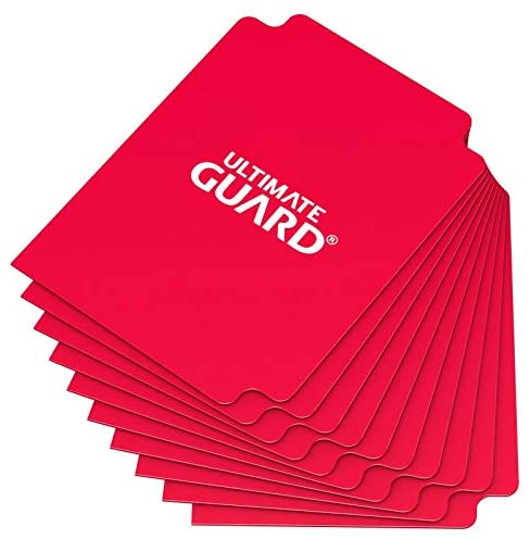 Ultimate Guard Card Dividers Lot - Red - 10 Packs (100 Dividers)