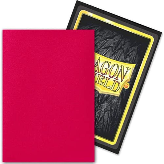 Dragon Shield  Matte Japanese Dual Fury Alaria Commonwealth Champion (Fuchsia) 100 CT Japanese Size Card Sleeves - MTG Card Sleeves Smooth & Tough - Compatible with Pokemon & Magic The Gathering