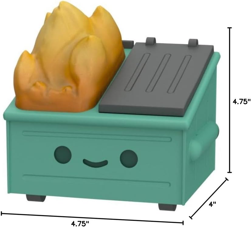 100% Soft Dumpster Fire Vinyl Figure