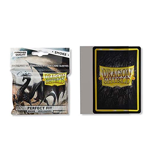 Dragon Shield Inner Sleeve Sideloader Smoke Standard Size 100 ct Card Sleeves Individual Pack
