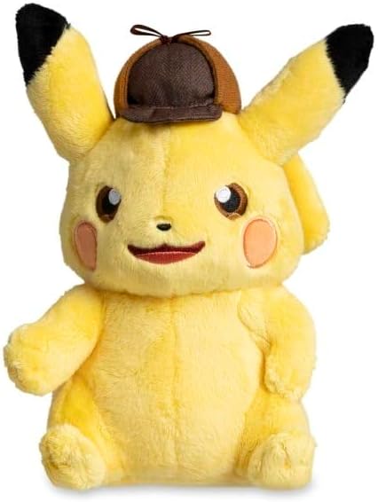 Pokémon Center: Detective Pikachu Returns: Detective Pikachu Plush, 8 ¼ Inch