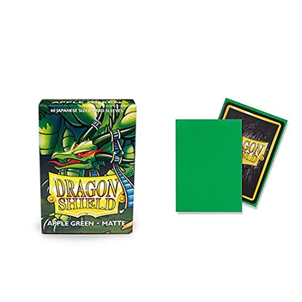 individual card sleeves Dragon Shield Sleeves: Japanese Matte Apple Green