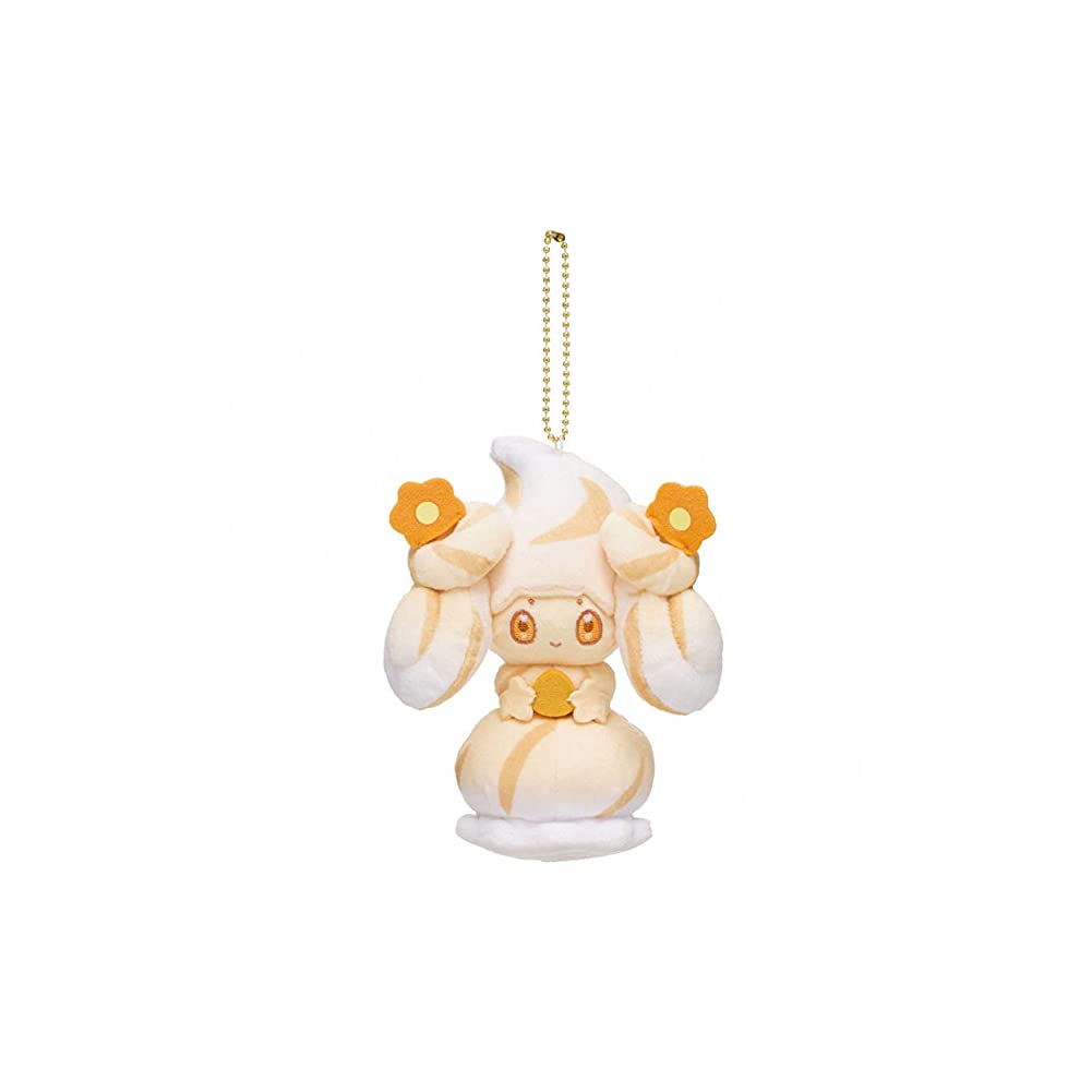 Pokemon Center Alcremie Mawhip A La Mode Caramel Orange 6 Inch Keychain Plush