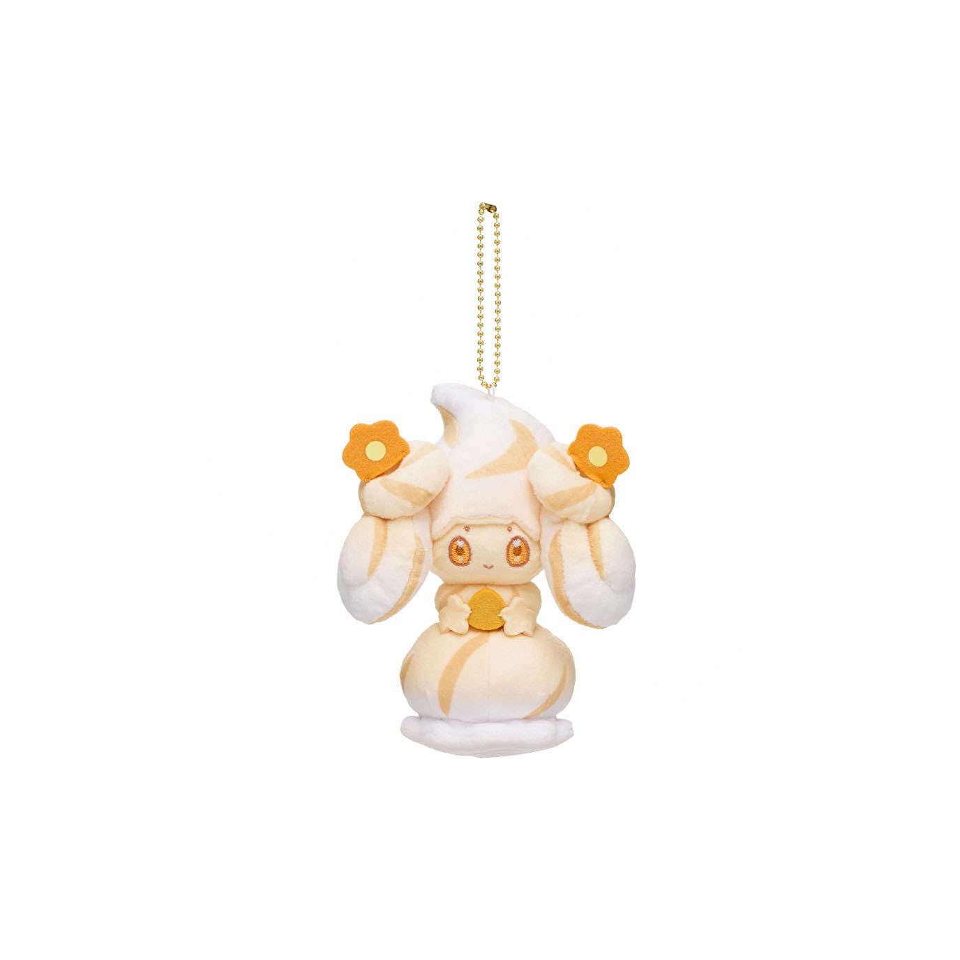 Pokemon Center Alcremie Mawhip A La Mode Caramel Orange 6 Inch Keychain Plush