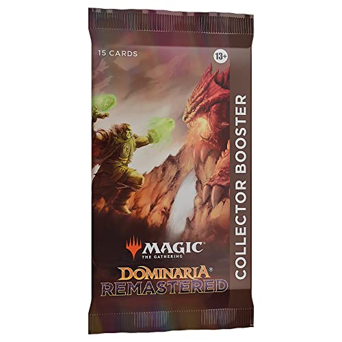 Magic: The Gathering Dominaria Remastered Collector Booster Pack | 15 Magic Cards