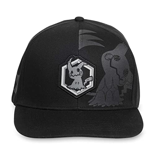 Pokemon Center Mimikyu Black Flat-Bill Hat (One Size-Adult)