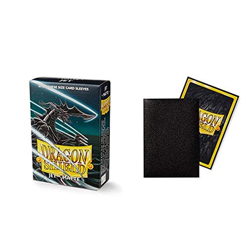 10 Packs Dragon Shield Matte Mini Japanese Jet 60 ct Card Sleeves Display Case