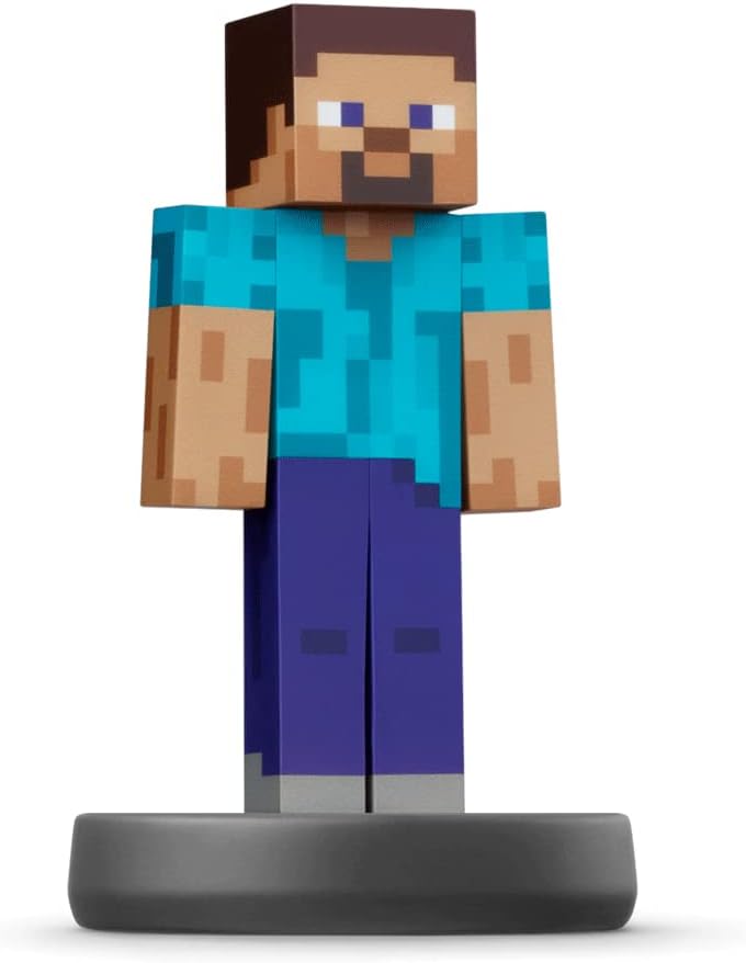 NIntendo amiibo - Steve + Alex 2-pack - Minecraft Super Smash Bros. Series (Nintendo Switch)