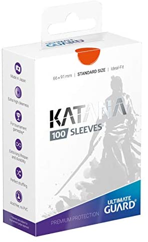 Ultimate Guard Katana Card Sleeves - Standard Size 100ct - Orange