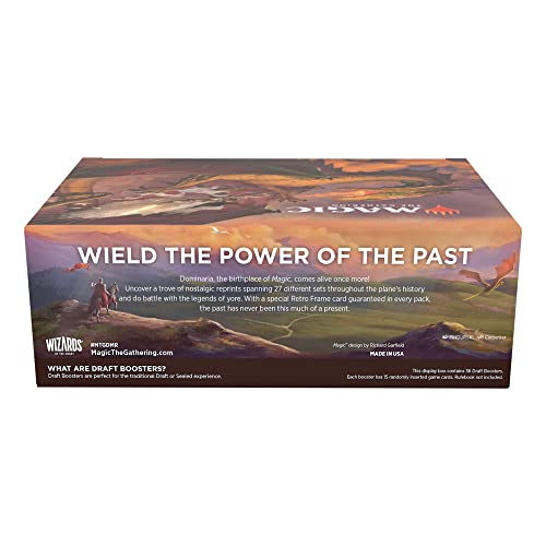 Magic: The Gathering Dominaria Remastered Draft Booster Box | 36 Packs (540 Magic Cards)