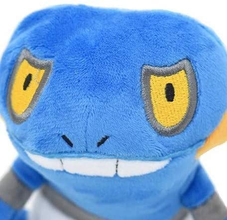 Sanei Pokemon All Star Collection 6 Inch Plush - Croagunk PP045