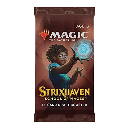 Magic The Gathering Strixhaven Draft Booster Box | 36 Packs (540 Magic Cards) , Brown
