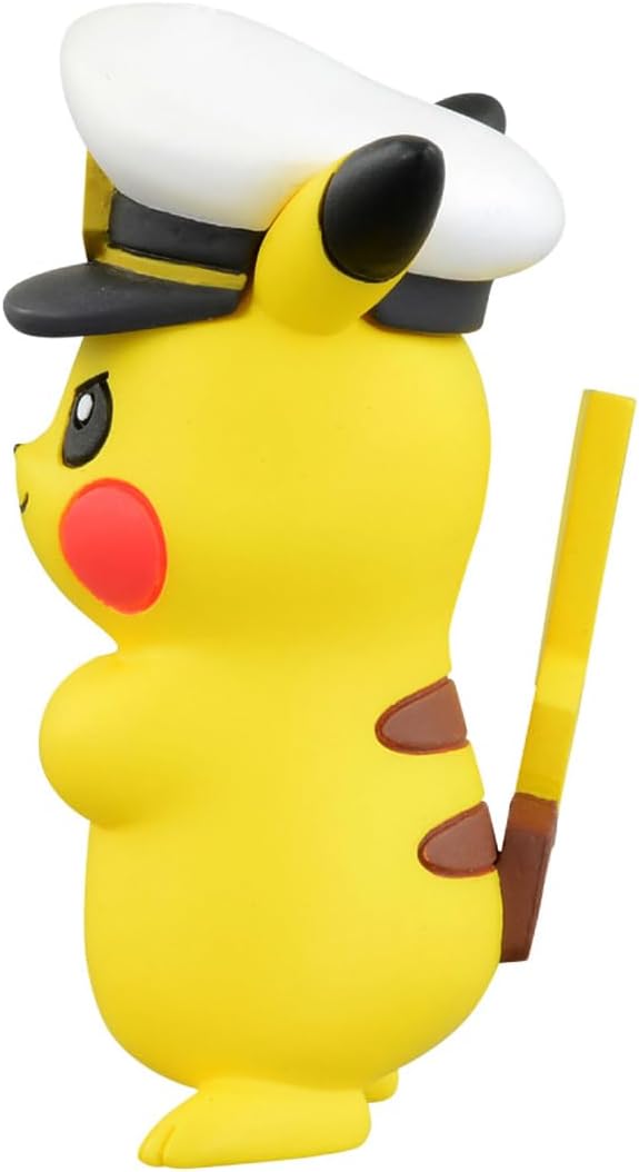 Takara Tomy Pokemon Moncolle 2 Inch Figure MS-12 Captain Pikachu