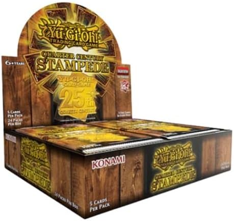 Konami Yu-Gi-Oh! TCG Quarter Century Stampede 1st Edition Booster Box - 24 Packs