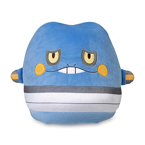 Pokemon Center: Croagunk Large Microbead Plush,15 ¾ Inch