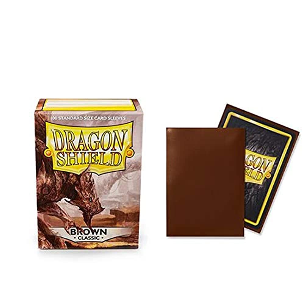 Dragon Shield Classic Brown Standard Size 100 ct Card Sleeves Individu Collectors Emporium NY Dragon Shield Classic Brown Standard Size 100 ct Card Sleeves Individu Collectors Emporium NY
