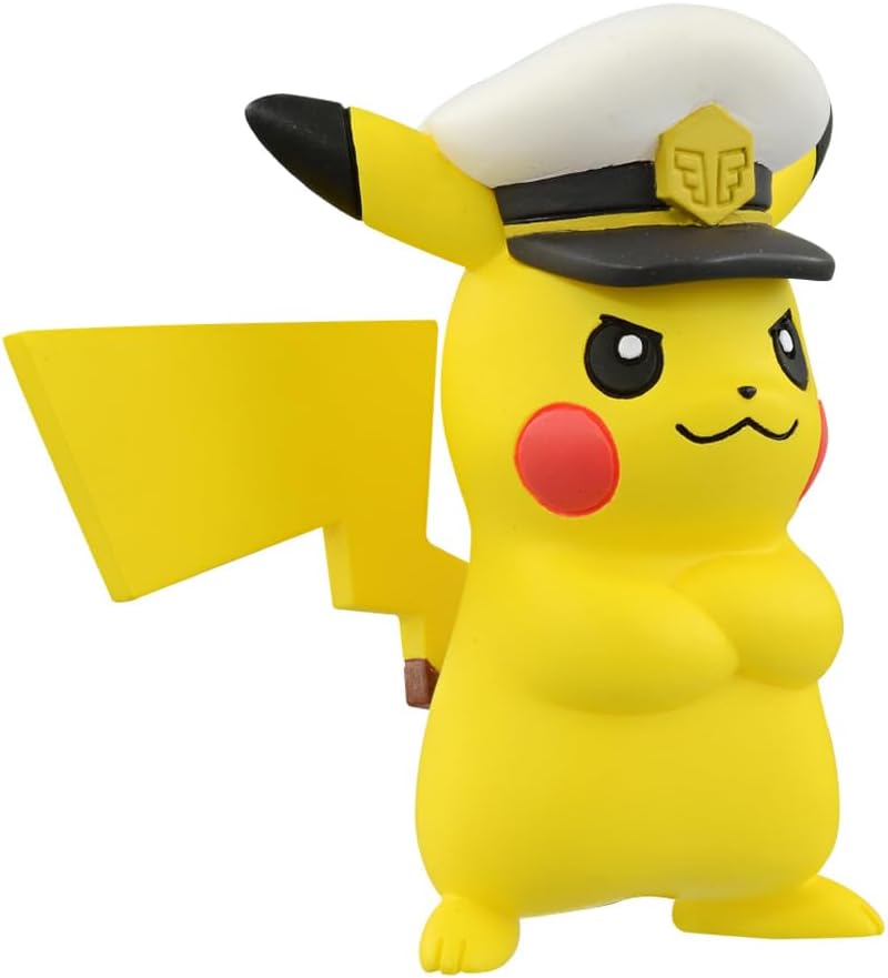 Takara Tomy Pokemon Moncolle 2 Inch Figure MS-12 Captain Pikachu