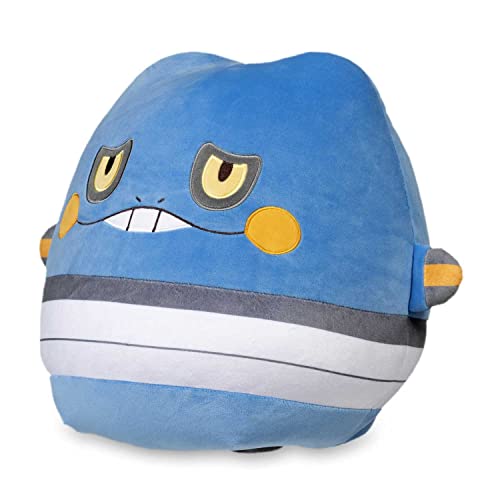 Pokemon Center: Croagunk Large Microbead Plush,15 ¾ Inch