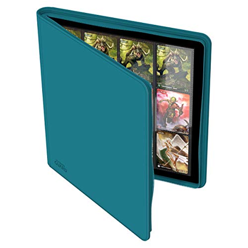 Ultimate Guard Quad Row Zipfolio Xenoskin Card Sleeves, Petrol