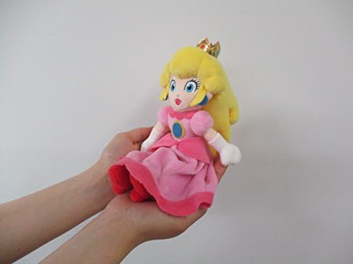 Sanei Super Mario All Star Collection - AC05 - 10" Princess Peach Small Plush,Pink