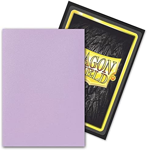 Dragon Shield 60ct Japanese Mini Card Sleeves Display Case (10 Packs) - Matte Dual Orchid