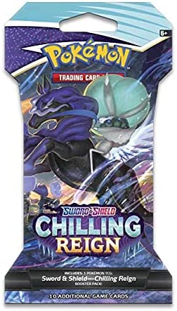 Pokemon TCG: Booster Pack Lot - Chilling Reign - 8 Packs
