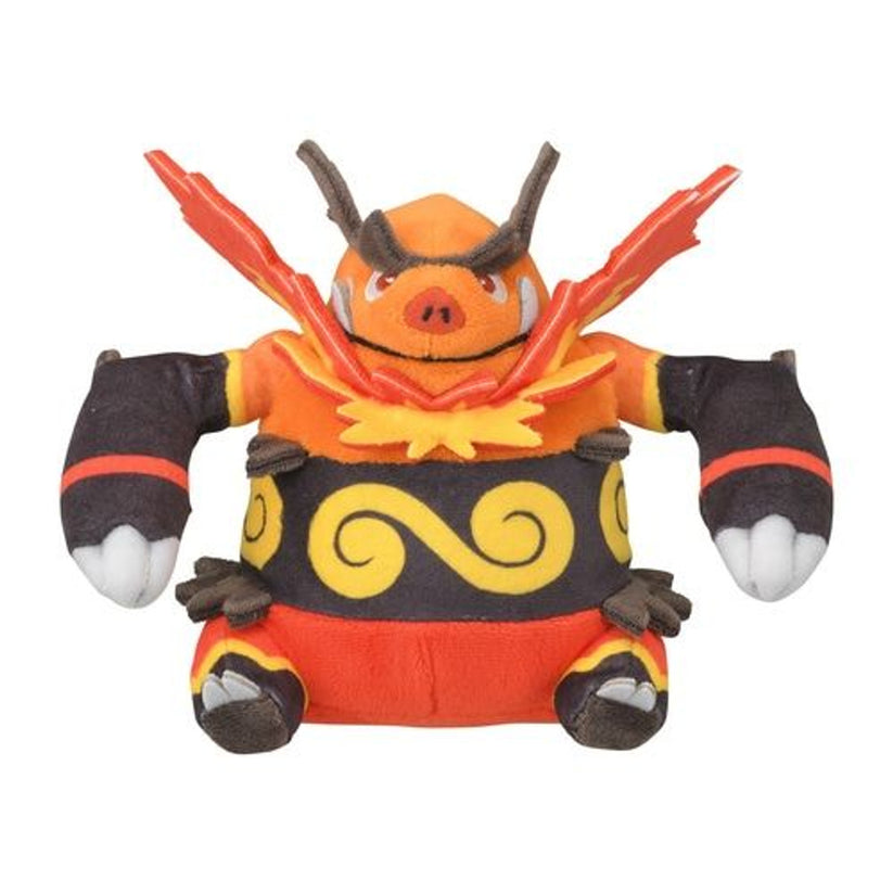 Pokemon Center: Sitting Cuties: Emboar Plush # 500 - Generation 5 - 6 In